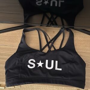 SoulCycle x Lululemon strappy sports bra size 10